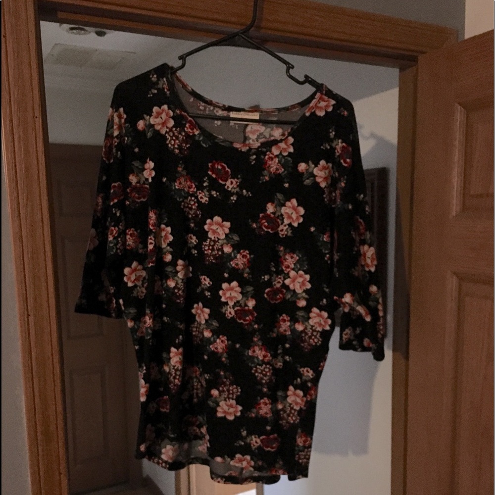 Flower Print Top
